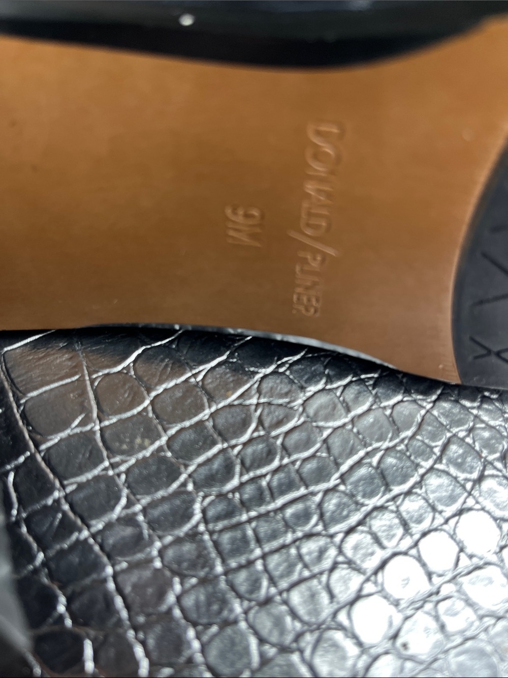 Women's Black Open-Toe Donald Pilner Ankle Boots - Picture 5 of 11